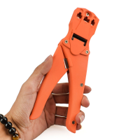 NEWACALOX Tools Repair Modular Connector Modular Plug Stripping Stripper Network Cutting Crimping Wire Cutter Cable Crimper