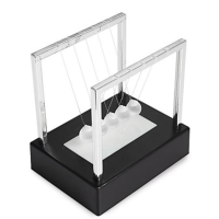 Newtons Cradle Led Light Up Kinetic Energy Balance Ball Home Office Science Gadget