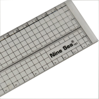 Nine Sea 30cm Patchwork Ruler Aligned Cutting Metallic Edge Ruler