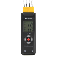 Nk Tk1 4 Channel Digital Thermometer Temperature Meter Handheld Thermometer K Type Thermocouple Sensor For Industury Instrument