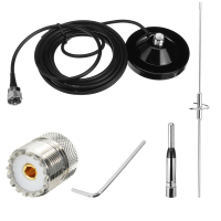 NR 770S Antenna Magnetic Mount Base UHF M Cable+ Connector for Car Mobile Radio
