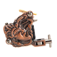 Ocoocoo K500 Snake Witch Tattoo Machine Metal Gun 10 Warps Coils 7000 9000 R/minute Purple Bronze