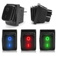 On Off 4 Pin 12V LED LED Light Rocker Toggle Switch Latching Waterproof