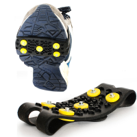 Ooutdoor 5 Studded Anti Slip Ice Grip Spike Winter Walking Sports Overshoes Shoes Cover