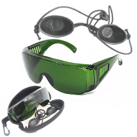Opt / E Light / Ipl / Photon Beauty Instrument Black Doll Safety Protective Glasses Red Laser Goggles 340 1250nm Wide Absorption