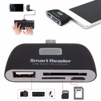 Otg Micro Usb Sd Tf Card Reader Usb2.0 Adapter Connector For Tablet Cell Phone
