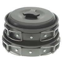 Outdoor 6 In 1 Mini Cooking Picnic Cookware Set Portable Cooking Utensils For Bbq Camping Hiking