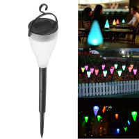 Outdoor 7 Color Changing Led Solar Light Hanging Garden Path Landscape Christmas Lamp