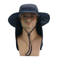 Outdoor Big Hat With Collapsible Cloak Shade Sunlight Anti UV Collapsible Multipurpose