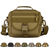 Outdoor Camouflage Molle Messenger Bag Cross Body Backpack Rucksuck Men Handbag Camping Hiking