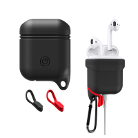 Outdoor Portable Silicone Water proof Dust Proof Charging Port Protective Cover Case Bag for Airpods