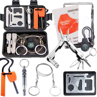 Outdoor Sports Sos Emergency Survival Equipment Kit Tactical Hunting Tool