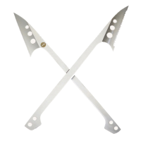 Outdoor Stainless Steel Fishing Harpoon Fish Scale Flake Blade Knife Camping Kit Utility Tool