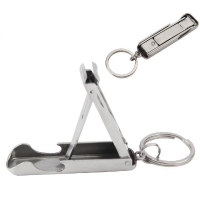 Outdoor Ultra thin Foldable Hand Toe Nail Clipper Cutter Trimmer Stainless Keychain