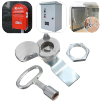 Outdoor Waterproof Door Lever Knob Lock Locker Latch With Triangle