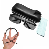 Outerdo Ultra Light Tr90 Polarized Light Night Vision Goggles Glasses Eyewear With Case Test Card