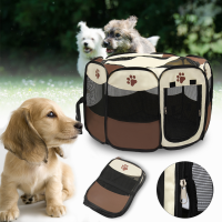 Oxgord 45cm Pet Dog Cat Playpen Tent Portable Exercise Fence Kennel Cage Crate