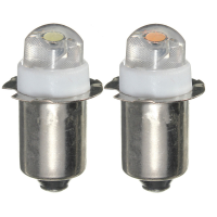 P13.5S PR2 DC3 18V 0.5W Pure/Warm White LED Flashlight Bulb Interior Torch Replacement Bulb