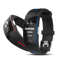 P3 Ecg+ppg Blood Pressure Heart Rate Ip67 Waterpoof Pedometer Sports Fitness Smart Wristband