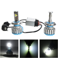 Pair 8 48v 30w 6000lm H4 Motorcycle Headlamp Hi/lo Beam Headlight Drl Driving Led Work Light Ip67