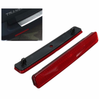 Pair L&r Rear Bumper Reflector Light Cover Lens For Vw Volkswagen Transporter T5