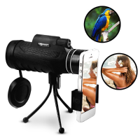 Panda 20x60 Hd Bak4 Monocular Clear Night Vision Optic Lens Telescope With Tripod Outdoor Travel