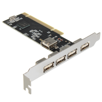 Pci To 5 Port 480mbps Usb2.0 Hub Pci Card Adaptor Module