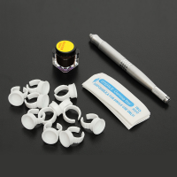 Permanent 3d Makeup Eyebrow Tattoo Pen 18 Needle 5ml Pigment Kits