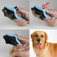 Pet Dog Cat Hair Shedding Remove Fur Grooming Rake Comb Brushes Tools