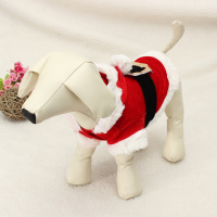Pet Puppy Dog Christmas Santa Claus Clothes Hoodie Outfit Outwear Coat