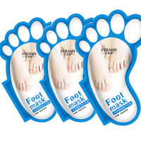 Pimary 3pairs Feet Peeling Mask Calluses Dead Skin Remover Exfoliating Socks Foot Care