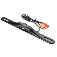 Plcm18bc License Plate Mount Rear View Color Car Backup Camera System With Light