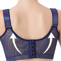 Plus Size Embroidery Soft Underwire Lingerie Lace Trim Breathable Stretchy Ultra Thin Bras