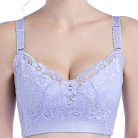 Plus Size Wireless Soft Lace Breathable Thin Bra