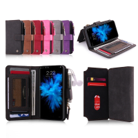 Pola Magnetic Detachable Wallet Card Slot Case For Iphone X/8/8 Plus/7/7 Plus/6s/6s Plus/6/6 Plus