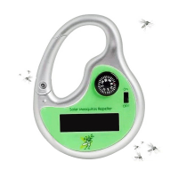Portable Solar Ultrasonic Mosquito Pest Repeller With Compass Outdoors