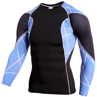 Pro Men's Sports Tights Breathable Tops Casual Quick Drying Fitness Running Sports Long Sleeve T Shi