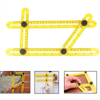 Professional Angle Template Tool Angle Measuring Tool Protractor Multi Angle Ruler Layout Tool Ruler