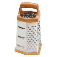Professional Box Grater Stainless Steel With 4 Sides Ginger For Parmesan Cheese Vegetables