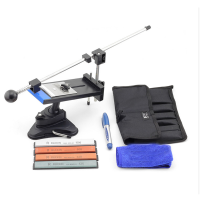 Professional Sharpening Stone Knife Sharpener System Fix Angle With 4pcs Whestones