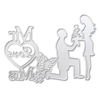 Propose Lovers Cutting Mold Metal Cutting Dies Scrapbooking Photo Album Diy Decoration