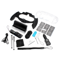 Ps Vita Black 22 In 1 Plastic Bracket Holder Hand Handle Grip