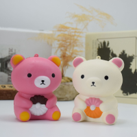 Pu Cute Bear Slow Back To Toy Squishy Pressure Relief Toys Random Color