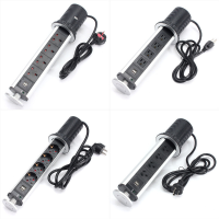 Pull Pop Up Electrical Socket 2 Usb Desk Worktop Extension Lead Socket Us/uk/eu/au Plug
