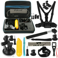 Puluz Pkt11 20 In 1 Accessories Combo Kit With Eva Case For Action Sportscamera