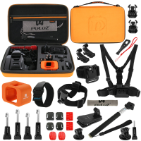Puluz Pkt32 29 In 1 Accessories Combo Kit Stand Mount Bag Screw For Action Sport Camera