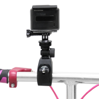 Puluz Pu177b Motorcycle Bicycle Handlebar Holder Stand For Action Sportscamera
