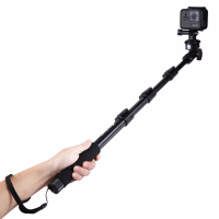 Puluz Pu54b Extendable Adjustable Handheld Selfie Stick Monopod For Action Sport Cameraera Phone