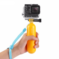 Puluz Pu81 Floating Stick Buoyancy Hand Grip Holder With Adjustable Wrist Strap For Action Sport Cam