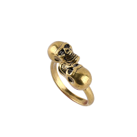 Punk Finger Ring Skull Head Shape Design Jewelry Accessories For Men Women